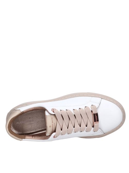 Sneakers in pelle ed ecopelle ALEXANDER SMITH | LDW 8372 WBEBIANCO-BEIGE